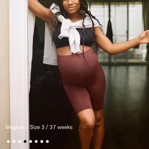 Storq signature bike shorts in Clay color